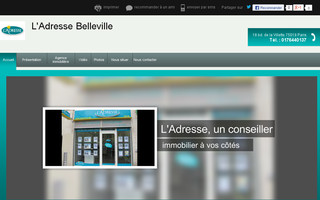 ladresse-belleville-paris.fr website preview
