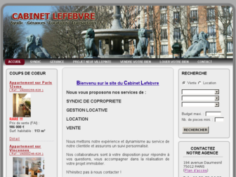 lefebvre-immo.fr website preview