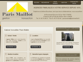 parismaillot.fr website preview