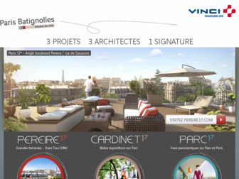paris17-vinci-immobilier.com website preview