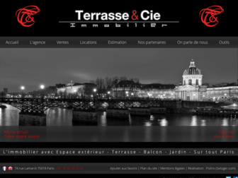 terrasse-cie.com website preview