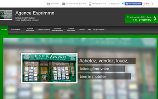 esprimmo-paris19.fr website preview