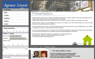 dionis.fr website preview