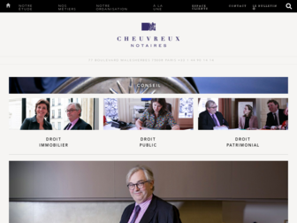 cheuvreux-notaires.fr website preview
