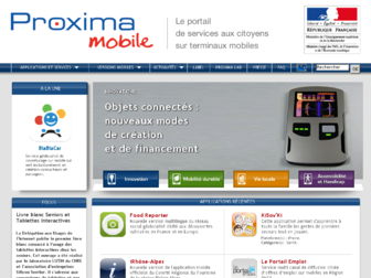 proximamobile.fr website preview