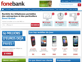 fonebank.fr website preview