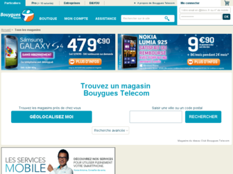 magasins.bouyguestelecom.fr website preview