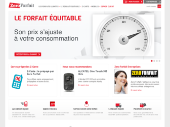 zeroforfait.fr website preview