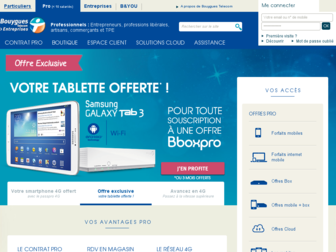 pro.bouyguestelecom.fr website preview