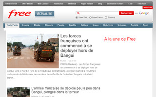 actualite.portail.free.fr website preview