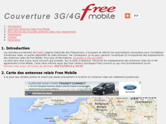 reseau.mobile.3g.free.fr website preview