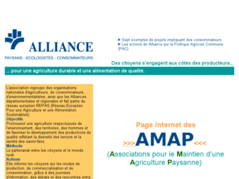alliancepec.free.fr website preview