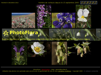 photoflora.free.fr website preview