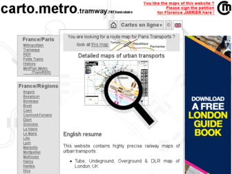 carto.metro.free.fr website preview