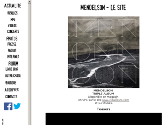 mendelson.free.fr website preview
