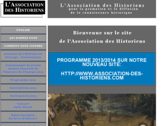 association.histoire.free.fr website preview