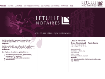 letulle.fr website preview