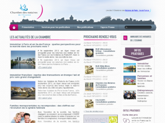 chambre-essonne.notaires.fr website preview