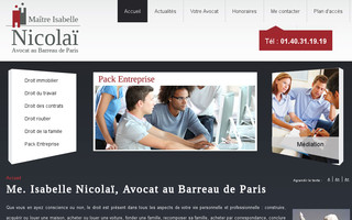 avocat-nicolai.com website preview