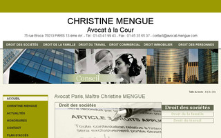 avocat-mengue.com website preview