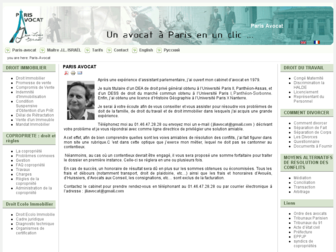 paris-avocat.eu website preview