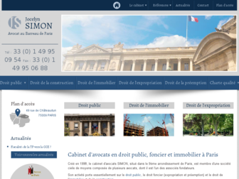 cabinet-simon.com website preview