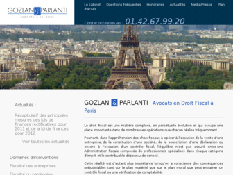 gozlanparlanti-avocats.com website preview