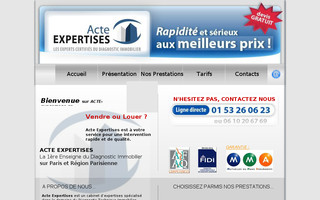 acte-expertises.fr website preview