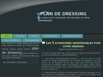 plandedressing.fr website preview