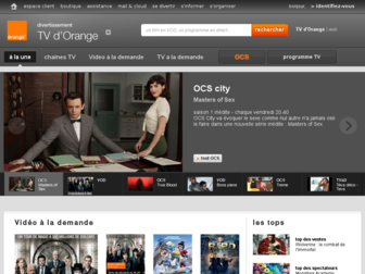 tv.orange.fr website preview