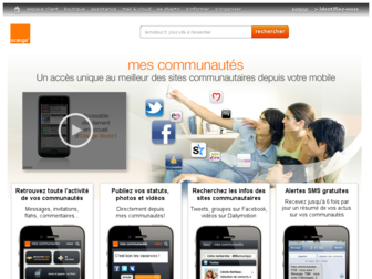 mescommunautes.orange.fr website preview
