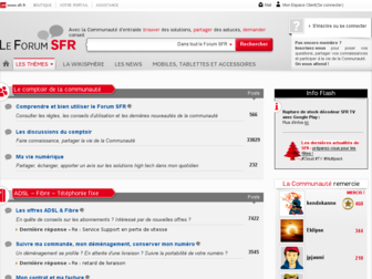 forum.sfr.fr website preview