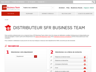 distributeur.sfrbusinessteam.fr website preview