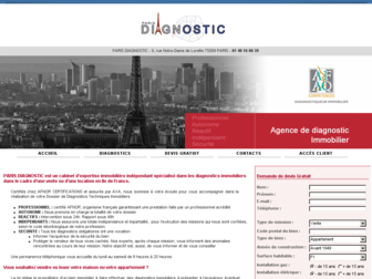 parisdiagnostic.fr website preview