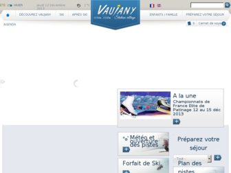 vaujany.com website preview