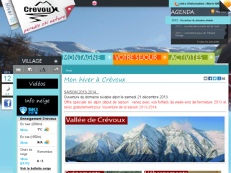crevoux.fr website preview