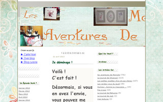 lesaventuresdemomole.over-blog.com website preview