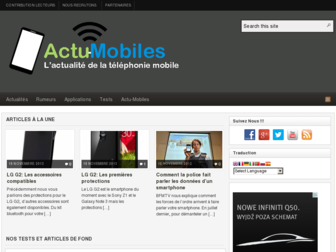 actu-mobiles.fr website preview