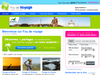fou-de-voyage.com website preview