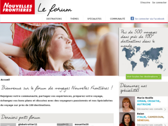 forum-voyages.nouvelles-frontieres.fr website preview