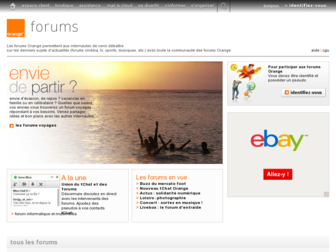 forum.orange.fr website preview