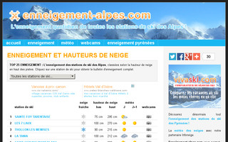 enneigement-alpes.com website preview