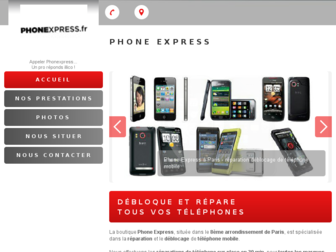 phonexpress.fr website preview
