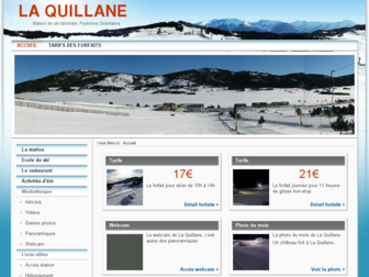 laquillane.fr website preview