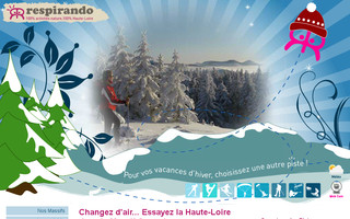 vacances-neige-auvergne.fr website preview