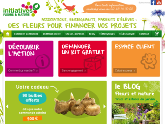 initiatives-fleurs.fr website preview