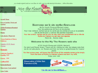 mytho-fleurs.com website preview