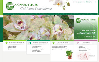 gaignard-fleurs.com website preview