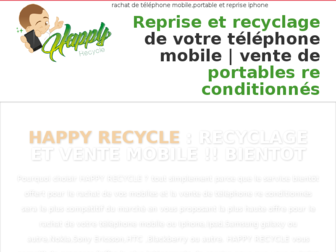 happyrecycle.fr website preview