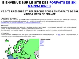 forfait-ski.fr website preview